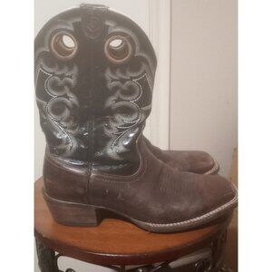 Ariat Crossfire Buckaroo Boots Mens 11 D Brown Leather Western 10006734